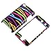 Rainbow Zebra (Front & Back) Graphic Case - for LE iPod Touch 4G