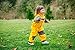 OAKI Rain & Trail Suit - Kid &Toddler - Girl & Boy One Piece Rain Jacket & Pant Yellow