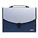 12 Month Accordion File Folder 13 Pockets with Handle UBAYMAX Lockable Letter Size Expanding File Document Organizer Divider Carrier 14x10 Office School Home Filing Case for Men Women Kid Blue