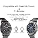 Shangpule Compatible for Gear S3 Bands, Galaxy Watch 3 45mm Band Galaxy Watch 46mm Bands, 22mm Stainless Steel Metal Replacement Strap Bracelet (Blue)