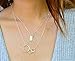 EFYTAL Sisters Gifts from Sister, 925 Sterling Silver Three Circle Necklace for Women, Big Sister Gifts, 3 Sisters For Eternity