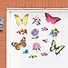 Collections Etc Colorful Butterflies & Flowers Outdoor Garage Door Magnets Spring & Summer Decoration