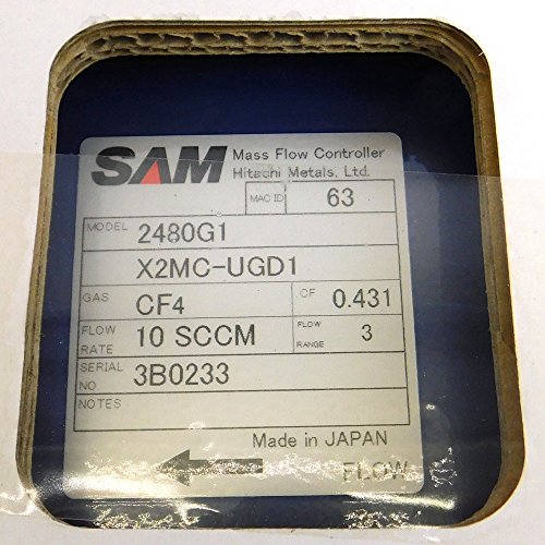 Sam Fantas 2480G1 Mass Flow Controller CF4 10 SCCM MFC X2MC-UGD1 Digital