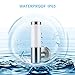ONEVER Outdoor Wall Light, Exterior Lighting LED Wall Sconce Light Waterproof Stainless Steel E27 LED Wall Mount Cylinder Design Light Fixturefor Porch, Garage AC 100-230V (Bulb Included)
