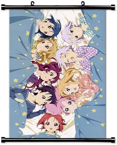 Weretlyop Yuru Yuri Anime Fabric Wall Scroll Poster (16" x 25") Inches. [WP]-Yuru Yuri-48