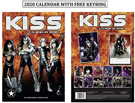 Kiss Unofficial Calendar 2020 + Kiss Keychain