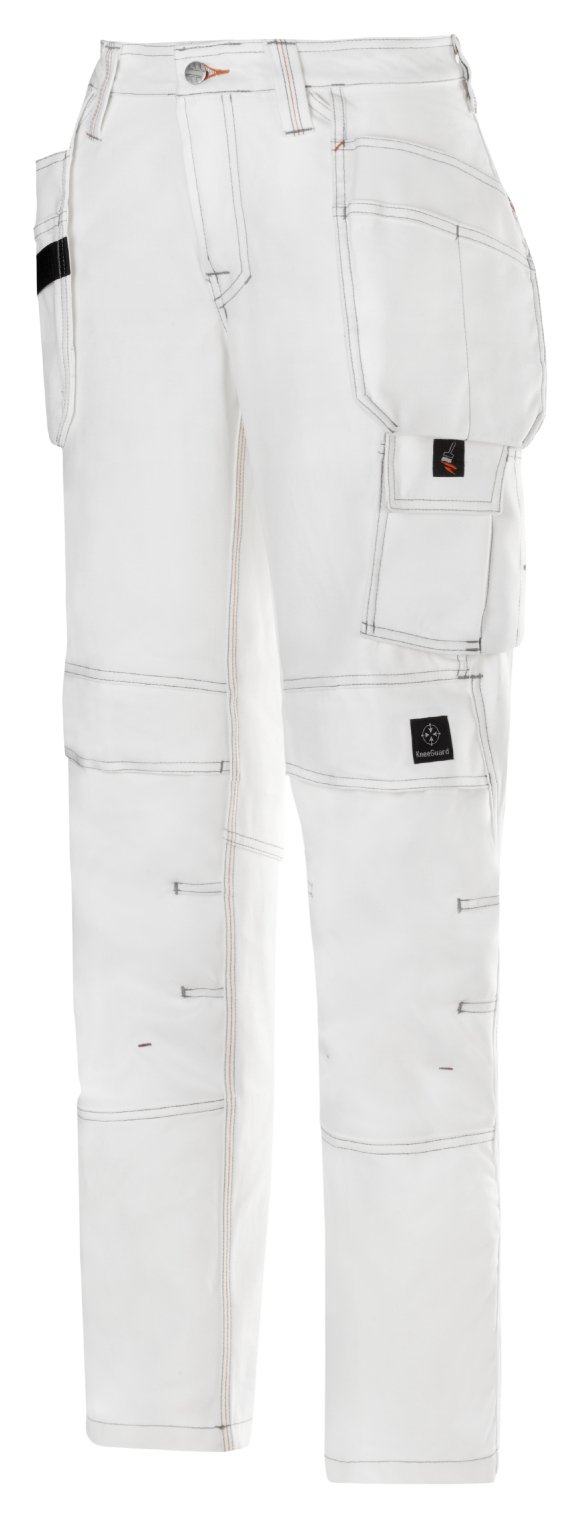 Snickers 37750909088 Size 88 Women's Painter's Trousers - White