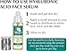 PurOrganica HYALURONIC ACID Serum - HUGE 2 OZ BOTTLE - The Best Anti Ageing & Anti Wrinkle Serum - This Premium Organic Serum Will Hydrate & Brighten Skin While Filling In Those Fine Lines & Wrinkles