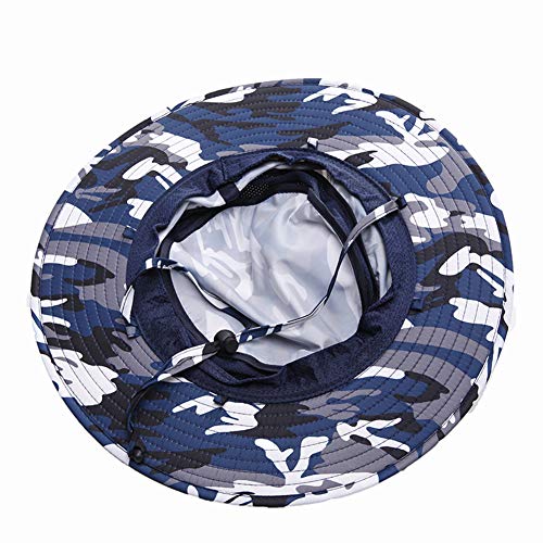 Wander G Fishing Hat for Men Women,Outdoor Sun Cap UPF 50+ UV Sun Protection with Removable Neck Flap, Face Cover Mask & Windproof Strip, Sun Hat for Outdoor Sports & Travel - Thumbnail 5