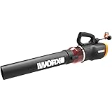 WORX WG520 Turbine 600 Corded Electric Leaf Blower, Black
