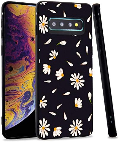 MAYCARI Daisy Flower Print Phone Case for Samsung Galaxy S9 Plus
