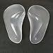 Silicone Arch Support Insoles For Flat Feet Correction Set of 2 Pairs Gel Orthopedic Orthotic Inserts Cushion Relieves Pain and Reduces Pressure
