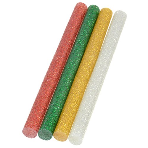 Crafter's Square Mini Glitter Glue Sticks Red, Gold, SIlver, Blue 15 ct.