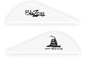 Bohning Don't Tread On Me 2" Blazer Vanes White Don't Tread On Me Blazer Vane, 36pk