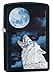 Zippo Howling Wolf Black Matte Pocket Lighter