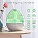 Cool Mist Humidifier - Humidifier for Bedroom, Quiet Mist Humidifier, High Low Mist, Waterless Auto-off, Night Light, Baby Kids Nursery, 4L Tank, Filterless Humidifiers for home office, ETL Approved