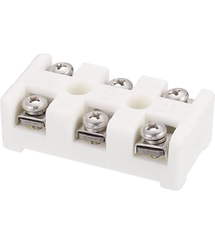 uxcell 2 Way 16A Ceramics Terminal Blocks High Temp Porcelain