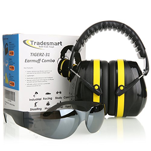 Sport Ear Protection Shooting Safety Muffs Earmuffs Protective Eye Wear