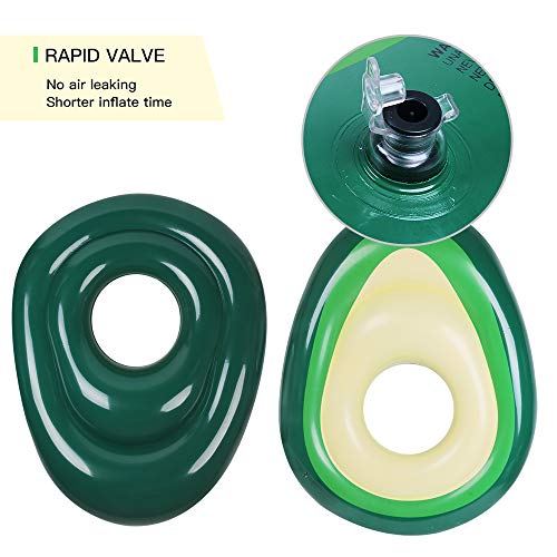 Sunba Youth Pool Float, Avocado Inflatable Giant Float, Party Pool Lounger, Pool Raft, Swimming Pool Inflatable Toys for Adults & Kids (65 x52inch) - Thumbnail 2