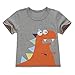 ChicNChic Baby Boys Toddler Summer Clothes Dinosaur T-Shirt with Short Pants Outfits Set (3T, Grey)