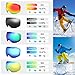 ENKEEO Ski Goggles Detachable Dual Layer Anti-Fog Lens 100% UV400 Protection, Bendable Frame, Anti-Slip Strap with Comfort, Wind Resistant 3 Layers Foam for Adult Snowboarding Skating, Magnet Mercury