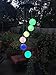 Easest Changing Colors Solar Power Mobile Wind Chime Spinner Lights Waterproof Windchime Outdoor Decorative Mobiles Hanging Ball Solar LED Lights for Patio, Yard,Garden,Pathway Lighting Decoration