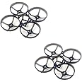 Happymodel Mobula8 85mm Micro FPV Whoop Frame for 2 inch Props 702/703/802/1002/1102/1103 brushless Motors 1-2S Micro FPV Racing Quadcopter Quad Frame kit RC Drone Frame 2Pcs