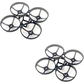 Happymodel Mobula8 85mm Micro FPV Whoop Frame for 2 inch Props 702/703/802/1002/1102/1103 brushless Motors 1-2S Micro FPV Racing Quadcopter Quad Frame kit RC Drone Frame 2Pcs