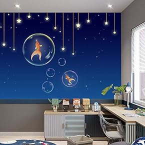 Wall Murals for Bedroom Beautiful Dream World Abstract Removable Wallpaper Peel and Stick Wall Stickers - 66x96 inches