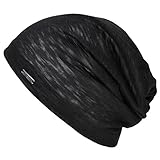 Casualbox Mens Womens Beanie Hat Summer Rayon Thin Light Slouchy Unisex Sweat