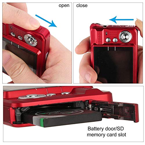GordVE 2.7 Inch Digital Camera, HD Camera for Backpacking, Mini Digital Camera Pocket Cameras Digital with Zoom, Compact Cameras for Photography - Thumbnail 5