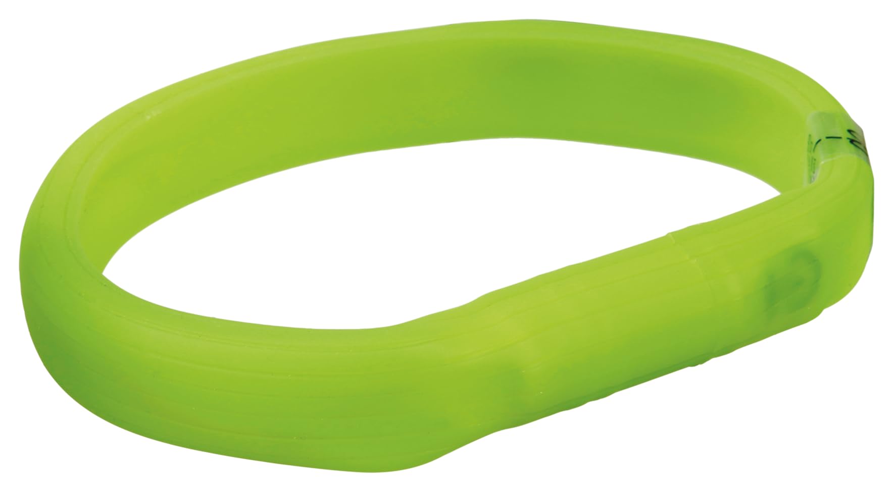 Safer Life Flash light band USB, Medium/Large, 50 cm/18 mm, Green