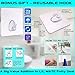 Potty Training Seat for Boys and Girls - Toilet Trainer Ring for Toddler - Non Slip Grip with Splash and Pee Guard - Portable Travel Elongated Potty Chair- Hanging Ring for Storage and Bonus Ebook