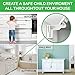 Cabinet Locks Child Safety - Cabinet Latches/Locks, Baby Proofing Cabinet System, Prevents Toddler Injuries and Provides a Slick Invisible Look !! (10 Pack – White)