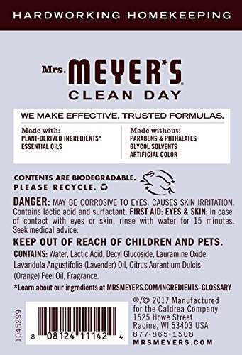 Mrs. Meyer's Tub and Tile Cleaner Concentrate Variety Pack, 1 Empty Foaming Trigger Bottle, 2 Tub and Tile Concentrate Lavender , 3 CT