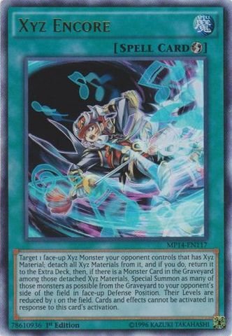 Yu-Gi-Oh! - Xyz Encore (MP14-EN117) - Mega Pack 2014 - 1st Edition - Ultra Rare
