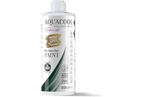 AQUACOOL TREND MAC paint - All In One Chalk paint, Furniture, Cabinet, Countertop, Tile Paint, no primer or sanding needed. Matte Finish. 16.9 Fl Oz (RAL 6028 Pine Green)