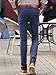 FlyHawk Cotton Linen Wild Casual Pants for Mens Slim-Fit Dress Stretch Pants Tapered Trousers