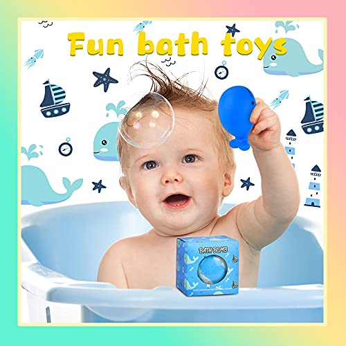 Light Up Kids Bath Bombs with Surprise Inside, Huge Bath Bombs for Kids