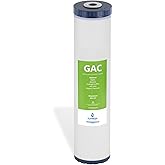 Express Water – Granular Activated Carbon Replacement Filter – Whole House Replacement Water Filter – GAC High Capacity Water Filter – 5 Micron Water Filter – 4.5” x 20” inch