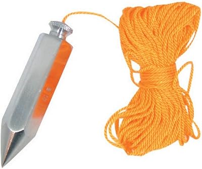 Silverline Plumb Bob & Line 225g CB43 with 18m Nylon Line