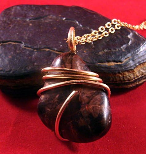 ENERGY JEWELRY ~VISIONS~ PIETERSITE AMULET PENDANT IN BRONZE! #5