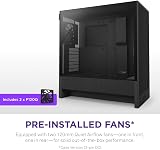 NZXT H5 Flow Compact ATX Mid-Tower Case High Airflow 360 Front 240 Top view 6