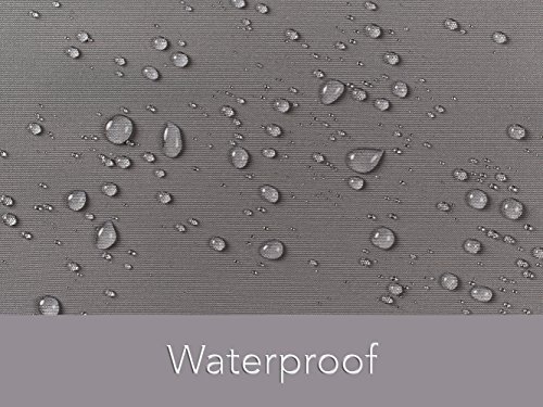 FEATURES: Adjustable drawcord to cinch cover tight - 2 buckle straps - Built-in mesh vents for airflow- Charcoal