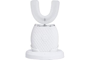 U-shaped Electric Toothbrush Adults 360 Degree Wireless Automatic with 30s Timer IPX7 High Frequency Cleaning
