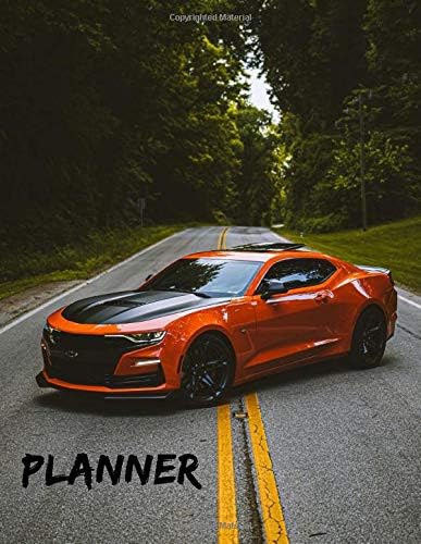 Chevrolet Camaro SRT Weekly Planner for Men: Custom interior to write in with to do lists, notes, calendar. Classic Car Notebook Planner Vintage ... With Calendar, Monthly Plan and Yearly Plan Paperback – February 6, 2020
