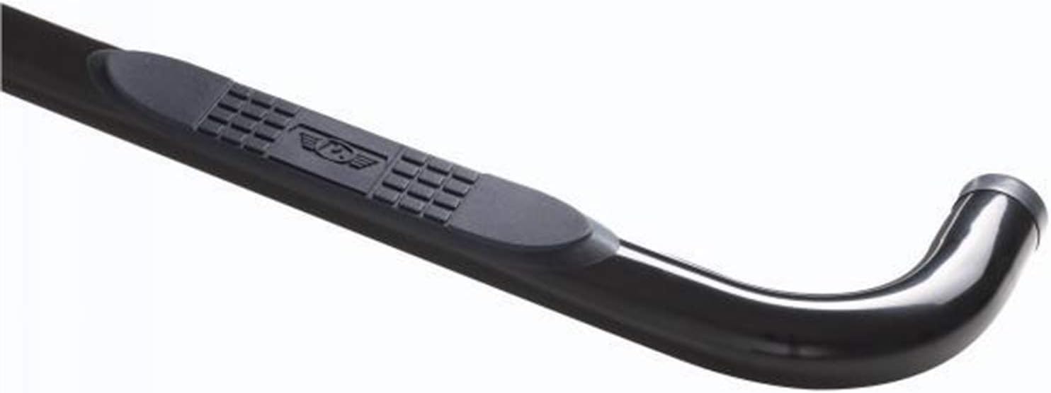 RAMPAGE PRODUCTS Step Bars with No-Slip Step Pad | Pair, 3" Round Bent Steel, Textured Black | 8627 | Fits 2007 - 2018 Jeep Wrangler JK 2-Door