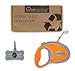 Living Express Retractable Dog Leash for Medium Sized Dogs Weight to 44LBs, 16 Feet Long Tape Tangle Free, Waste Dispenser and Bags Included, Orange