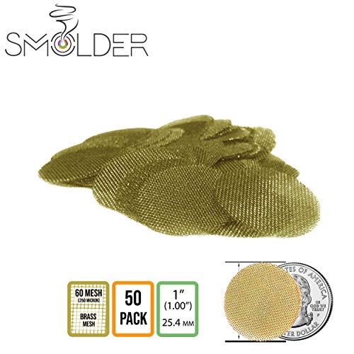 1" Pipe Screens - Great Quality Brass Wire Mesh Filters (50+ Pack)