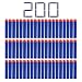 Camkey 200 Nerf N Strike Blaster Kid Toy Gun Compatible Darts Bullets